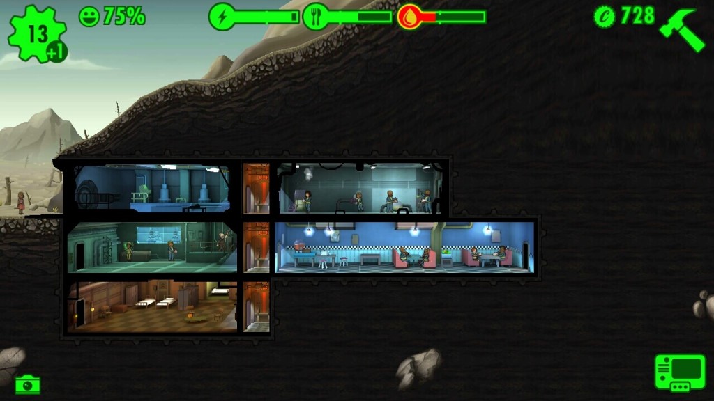 как начать новую игру в fallout shelter