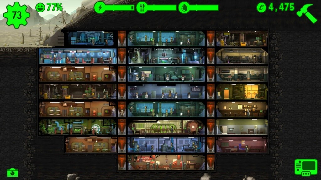 fallout shelter комнаты