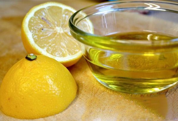 лимон и оливковое масло